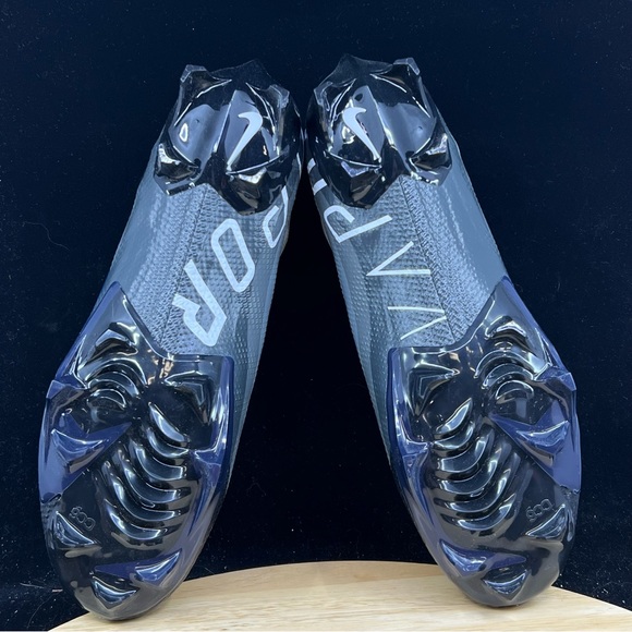 Nike Vapor Edge 360 Pro Navy Blue Football Cleats DV0778-001 Men's Size 12.5 - Picture 9 of 10